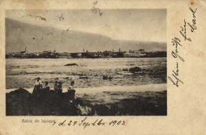 chile, IQUIQUE, Bahia, Bay Scene (1903) Postcard