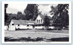 ELY, VT Vermont ~ Roadside LODGE at CAMP WYODA 1952 Orange County Postcard