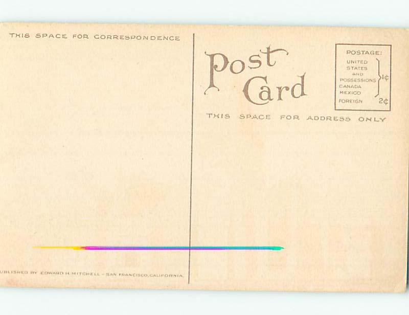 Unused Divided Back CHURCH SCENE Pasadena California CA hs7455