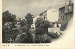 CPA Oullins - Vue prise du Pont - Environs de Lyon (1035982)