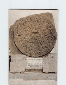 Postcard The Aztec Calendar of Mexico City, Mexico