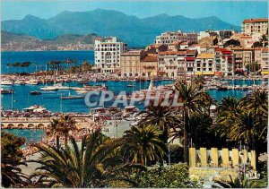 Modern Postcard Cannes Riviera Le Quai St Pierre in Fond Napoule Boat