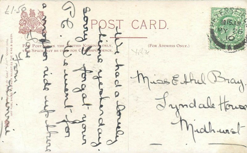 In Dickens Land staircase the Bull Inn Rochester