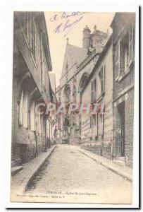 Peronne Old Postcard Church of St. John the Baptist