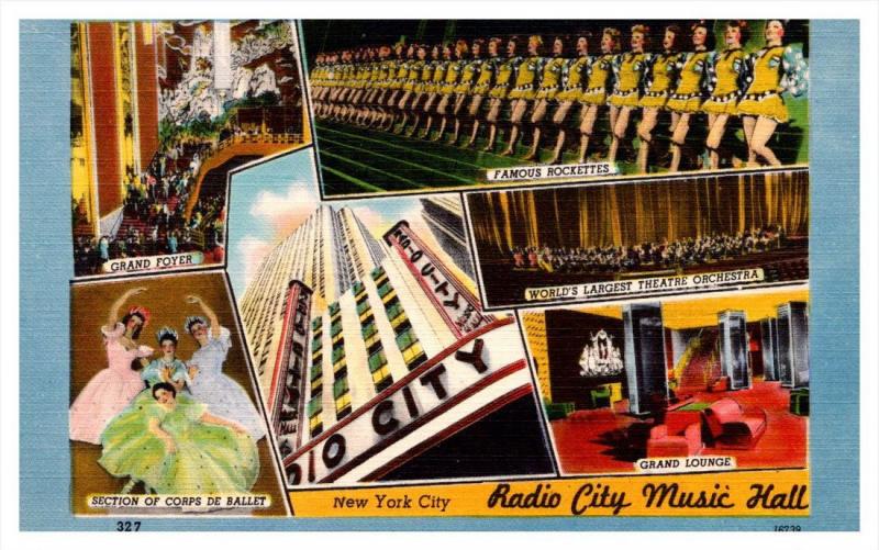 10439  New York city  Radio City Music Hall,  multi-view