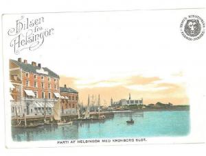 B82404 Denmark Helsingor Med Kronborg Slot litho perfect  front/back image