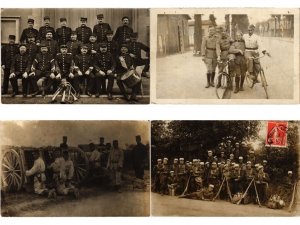 MILITARY, 250 Vintage Postcards Mostly pre-1940 (L6200)