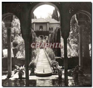 Postcard Modern Granada Generalife Patio de la Acequia