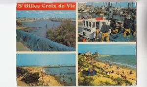 BF31349 st gilles les croix de vie vendee le port  france front/back image