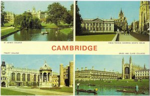 Split View Cambridge England United Kingdom Scenes