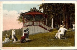 View of the Observatory, Pen Mar Park PA c1916 Vintage Postcard O69