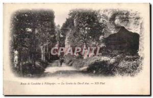 Route Caudebec has Villequier - The Cave back to & # 39ane - Old Postcard