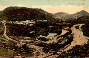 Panama View Looking South From Contrator Hill When French Started Buildig The...