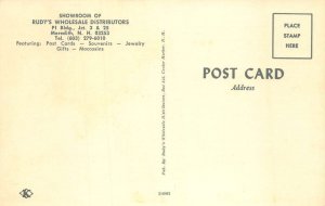 Meredith New Hampshire Rudy's Wholesale Store Showroom Vintage Postcard AA65503