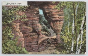 State View~Hornets Nest Rock Formation Dells Wisconsin River~PM 1913 Postcard