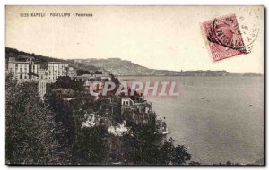 Old Postcard Panorama Napoli Posillipo