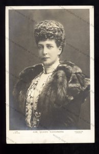 ROY474 - King Edward VII - Queen Alexandra in Furs - Postcard