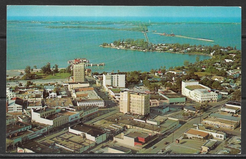 Florida, Sarasota - Aerial View Of Downtown - [FL-620]