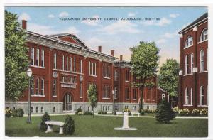 Valparaiso University Campus Indiana postcard