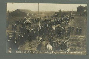 O'Neill NEBRASKA RPPC 1909 LAND REGISTRATION Rush BUYING Farms Farming DEPOT