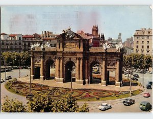 Postcard Puerta de Alcalá, Madrid, Spain