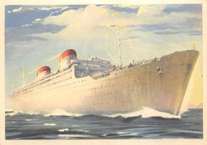 Conte Grande Italian Line Ship 