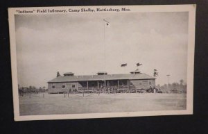 Mint USA Postcard Indiana Field Infirmary Camp Shelby Hattiesburg Mississippi US