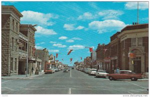 Main Street , Looking East , FORT MACLEOD , Alberta , Canada , 50-60s