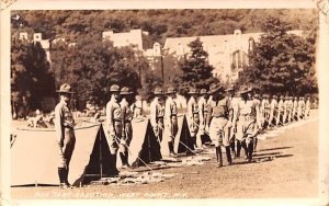 Pup Tent Erection in West Point, New York