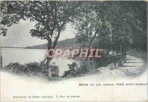 Old Postcard Shores of Lake Geneva near Saint Gingolph