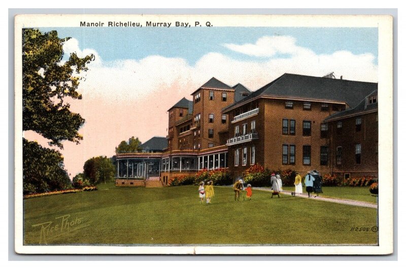 Manoir Richelieu Murray Bay Quebec Canada UNP WB Postcard Y11