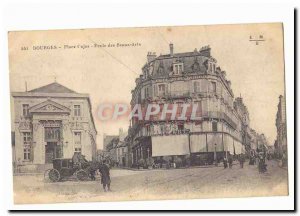 Bourges Old Postcard Place Cujas School of Fine Arts