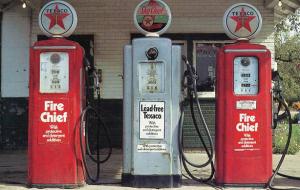 IL - Milford. Old Texaco Gas Pumps
