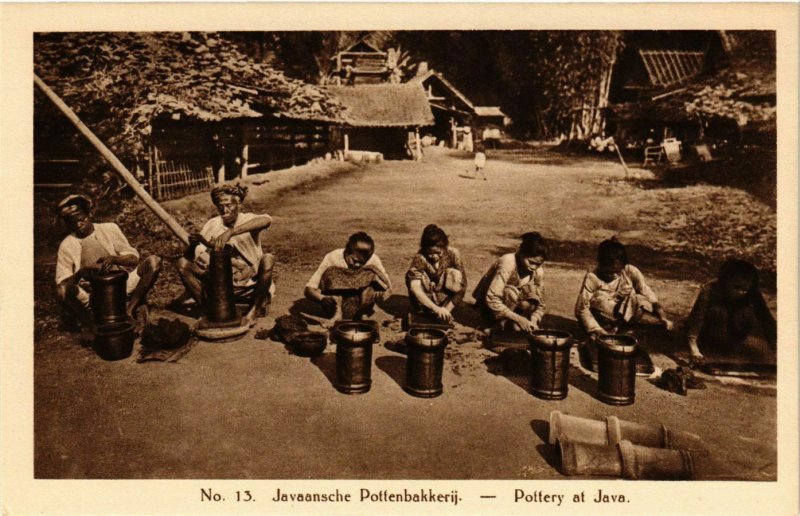 CPA AK Indonesia Javaansche Pottenbakkerij (360521)