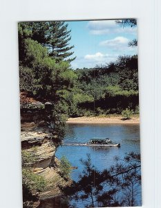 Postcard Duck And The High Rock Formations, Wisconsin Dells, Wisconsin