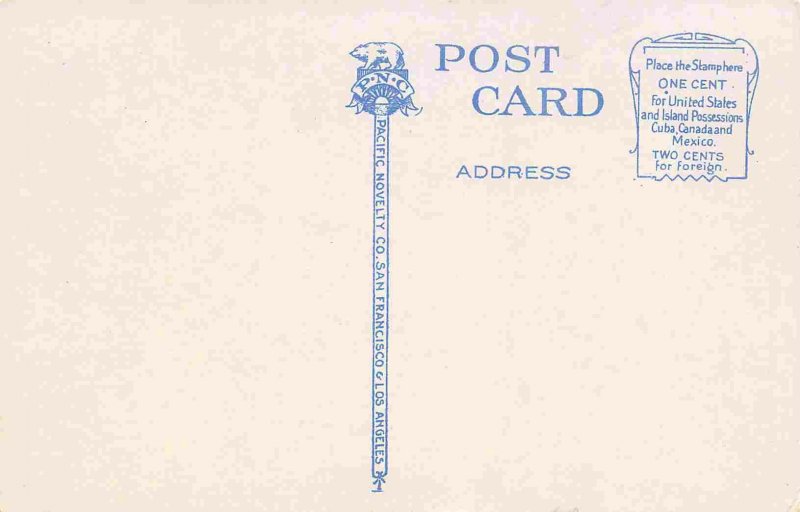 Bay Terrace Vallejo California 1920c postcard