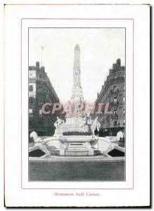 Old Postcard Lyon Monument Sadi Carnot