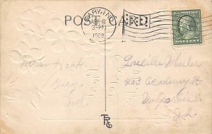 Easter Wishes Butterfly Postcard