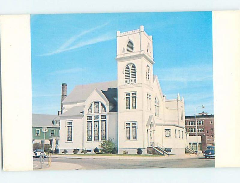 Unused Pre-1980 CHURCH SCENE Attleboro Massachusetts MA A5791