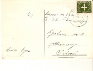 Animals. Bambi. The fawn Old vintage Dutch  postcard with moving glass eyes