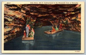 Echo River  Mammoth Cave  Kentucky  Postcard