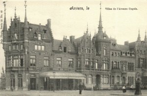 PC BELGIUM, ANVERS, LE VILLAS DE L'AVENUE COGELS, Vintage Postcard (b30120)