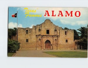 Postcard Texas Famous Alamo San Antonio Texas USA