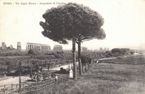 Vintage Postcard Roma Via Appia Nuova Acquedotti Di Claudio Rome Italy