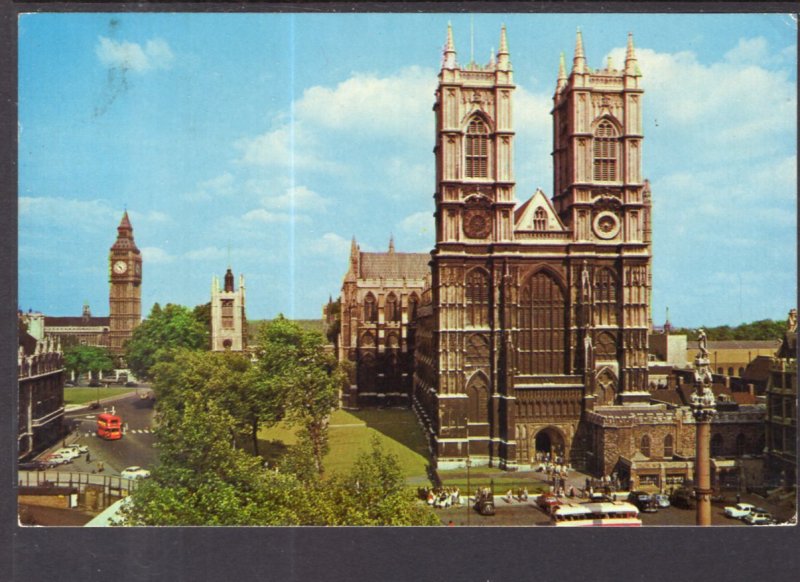 Westminster Abbey and Big Ben,London,England,UK BIN