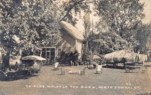 RPPC YE OLDE WHIPPLE TEA BARN NORTH POWNAL VERMONT REAL PHOTO POSTCARD 1925