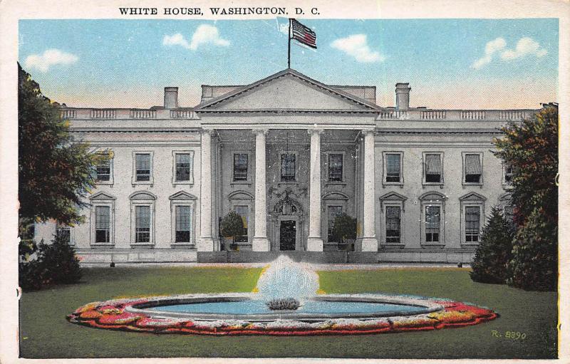 White House, Washington, D.C., Early Postcard, Unused