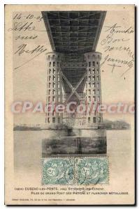 Postcard Old Cubzac Bridges Near St Andre De Cubzac Batteries Grand Bridge Pe...