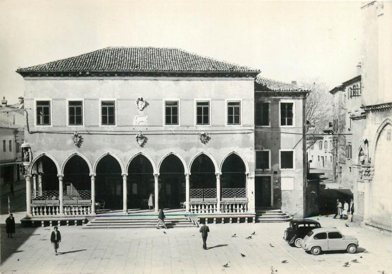 Slovenia Koper Kavarna real photo postcard