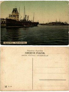 CPA AK ARGENTINA-Buenos Aires-Puerto Canal Norte (349609)